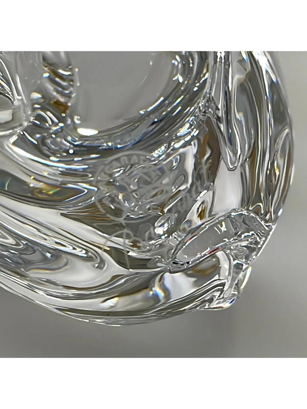 Baccarat Clear Gold Red Crystal Glass #278535B57B - Picture 3 of 5